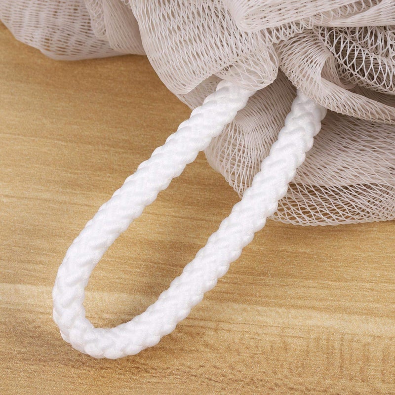 BTYMS 4 Pieces Shower Pouf Loofah Sponge 75g/pc Large Bath Loofahs Shower Scrunchies Bath Sponges for Body - Image 4